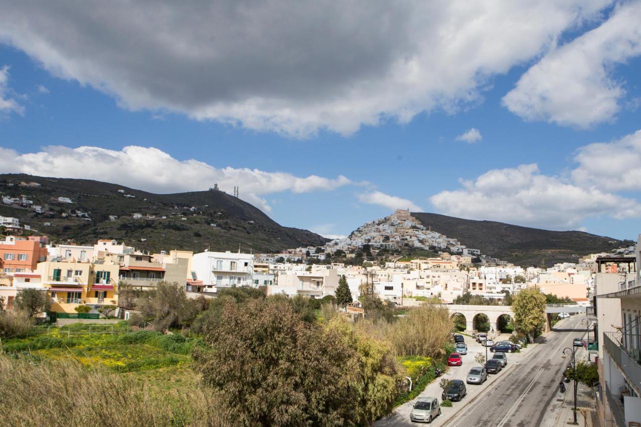 Dounavis Homes - The Ano Syros View Ermoupoli Bagian luar foto